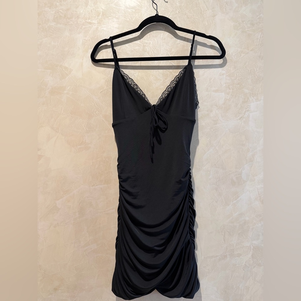 Tiger Mist NWT Black Mini Bodycon Dress Sz S